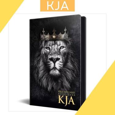 Imagem de Biblia Sagrada King James Atualizada Leão Rei Dos Reis Capa
