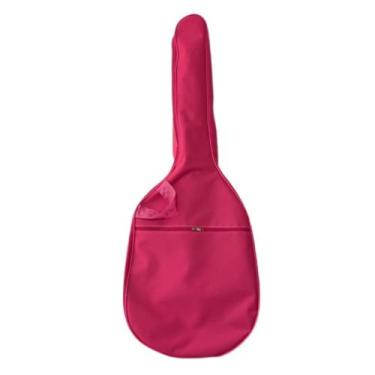 Imagem de Capa Bag Rosa Para Violão Folk Simples Alça Dupla - GG Confecções