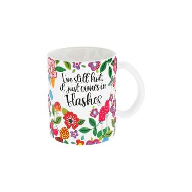 Imagem de Pavilion Gift Company - Flashes - Caneca de vidro de 510 g humor café cafeína xícara de chá caneca amigo mãe dia das mães presente utensílios de cozinha