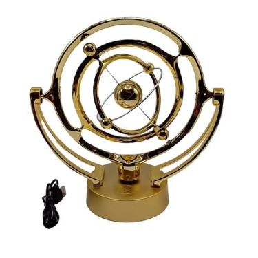 Imagem de Pendulo de Newton Orbital Cinético USB Movimento Perpetuo Decoração de