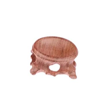 Imagem de Luwecf Base de ovo de base do suporte de madeira Base de ovo, artesanato, porta -ovos de orb, baile esfera globo stone stone para rock, pedra, decoração de , 4.5 Cm X 2.5 Cm