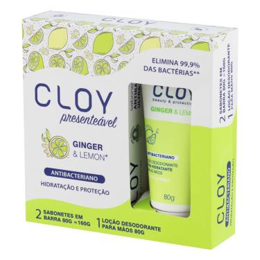 Imagem de Pack cloy hidratante des para maos 80G + sabonete 2X80G