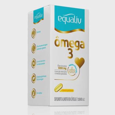 Imagem de Ômega 3 equaliv 1000MG 180 cápsulas gel
