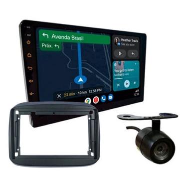 Imagem de Kit central multimidia roadstar 9 pol RS915BR android carplay fiat mobi 2016 A 2023