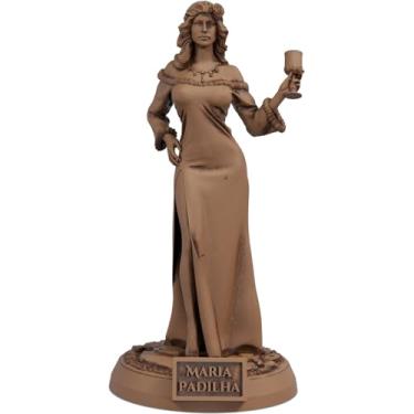 Imagem de Estátua Pombagira Maria Padilha Imagem - Versão 2 (Cor Madeira)