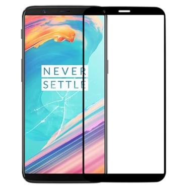 Imagem de Peças de substituição de telefone celular Para o OnePlus 5T, a lente de vidro externo com OCA opticamente clara Acessórios telefônicos