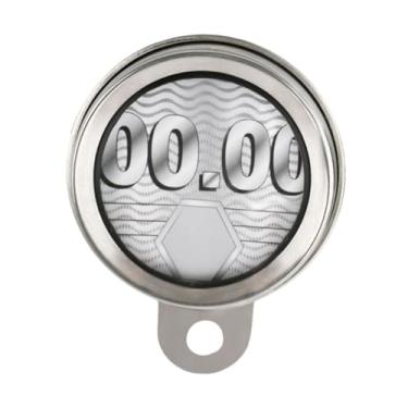 Imagem de JicSuXi Portador de disco de imposto de, garagem à prova d'água, ciclomotores de, protetora de moldura, proteção de aço inoxidável de aço inoxidável, Prateado