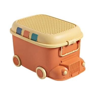Imagem de Caixa Organizadora de Brinquedos de Trem para Crianças - Pequena, Dive
