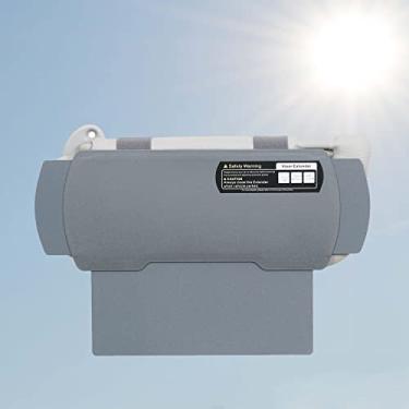 Imagem de WANPOOL Extensor de para-sol para viseira de carro, persiana de janela, bloqueador solar antirreflexo para motorista ou passageiro do banco dianteiro, 1 peça (cinza)