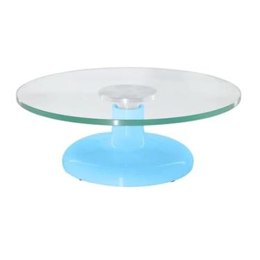 Imagem de Bailarina Giratória De Vidro Azul (Suporta até 90kgs) Resistente