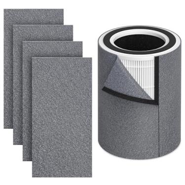 Imagem de Conjunto de filtros HEPA verdadeiros de substituição HP670 compatível com purificador de ar Hunter HP670, 1 HEPA + 5 x carvão ativado, número de peça H-HF670-VP