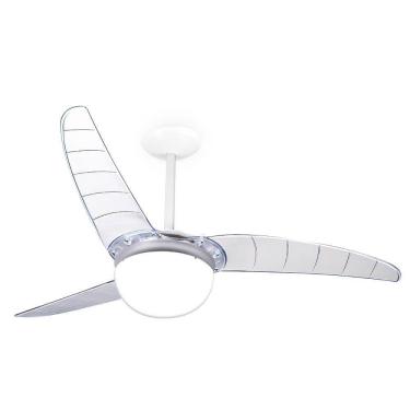 Imagem de Ventilador De Teto Spirit 302 Cristal Lustre Globo 127V