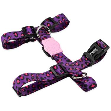 Imagem de Mood Pet Coleira Peitoral Para Cachorro Cães Modelo H Tradicional Tamanho Porte Grande Médio Pequeno (Guapo, G)