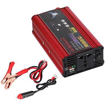 Imagem de 1500W Inversor de Energia do Carro DC 12V/24V para AC 220V Conversor de Energia USB Adaptador de Conversor USB Onda Senoidal Modificada, Sobrecarga e Proteção