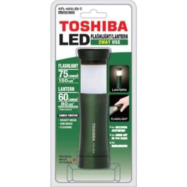Imagem de Lanterna Toshiba 2WAY KFL-403L Verde 75 Lumens