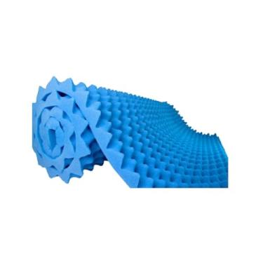 Imagem de Colchão Casca de Ovo Piramidal D33 Solteiro Azul Sequencial