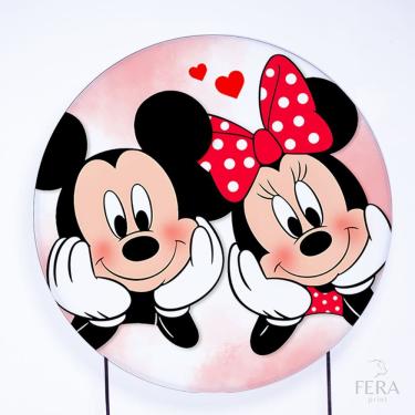 Imagem de Painel Decorativo para Festa 1,80x1,80 metros Vesti Fácil com Elástico Mickey e Minnie - Fera Print