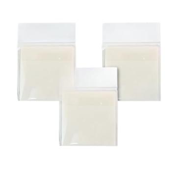 Imagem de Conjunto de 3 Post-Its 50 Unidades Notas Adesivas Transparentes(3 KIT com 50 folhas)
