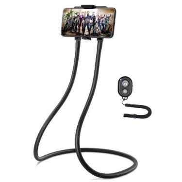 Imagem de Suporte de Celular B-Land para Cama com Controle Remoto - Preto