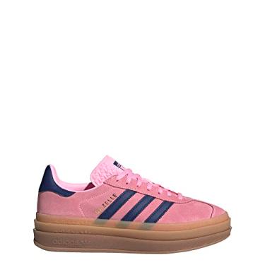 Imagem de Adidas Gazelle Bold Tênis feminino, Goma azul marinho rosa, 35