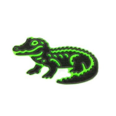 Imagem de Next Level Inc | Adesivo jacaré | Almofada de anzol | SeaDek | Espuma | Base de copos | Suporte adesivo | Perfeito para barcos, caiaques e piso de piscina/decoração | Preto/Verde ilha