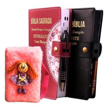 Imagem de Kit 3 Bíblias Família: Pai, Mãe e Filha - A Bibliaria