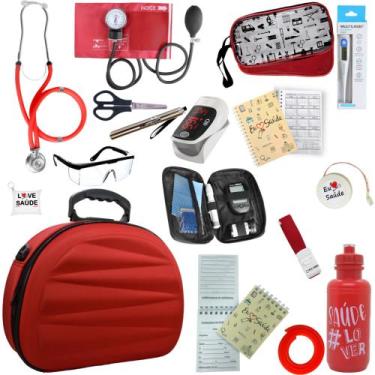 Imagem de Kit Enfermagem Super Luxo Maleta Exclusiva Completo - PA MED/ PREMIUM/