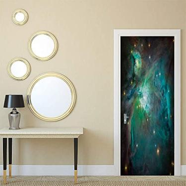 Imagem de Papel de parede de pintura de parede para porta de quarto, imagem de objeto astronômico de plasma de energia celestial majestosa da nebulosa de Orion, para dormitórios, escritórios e decoração de