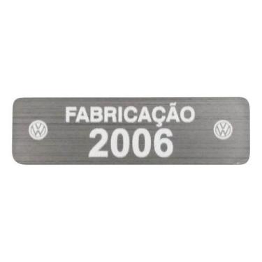 Imagem de Adesivo Etiqueta Ano Fabricação Compatível Volkswagen 2006 - SPTS