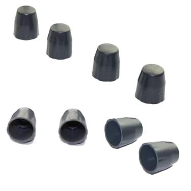 Imagem de YehVeh Pacote com 8 capas de substituição para cubo de bicicleta elétrica, tampas de extremidade de eixo para bicicleta elétrica, kit de conversão de scooter elétrica, parafusos de motor de roda eBike