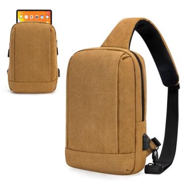 Imagem de ecosmile Bolsa para tablet de 9 a 11 polegadas com alça de ombro serve para iPad Pro M4/iPad Air M2 de 11 polegadas, iPad 10th 10.9, iPad 9/8/7th 10.2, iPad Air 5/4th 10.9, Tab S8/S9 11