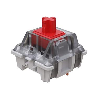 Imagem de Gateron Interruptor mecânico tipo MX KS-9 RGB - topo transparente (120 peças, vermelho)