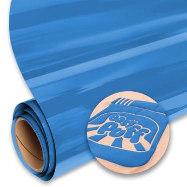 Imagem de Siser Easy Puff Htv 11,8" X 5 Jardas - Vinil De Transferência Térmica Puffy (Azul Neon) Compatível Com Cortadores Siser, Cricut E Silhouette, Certificado Pela Cpsia