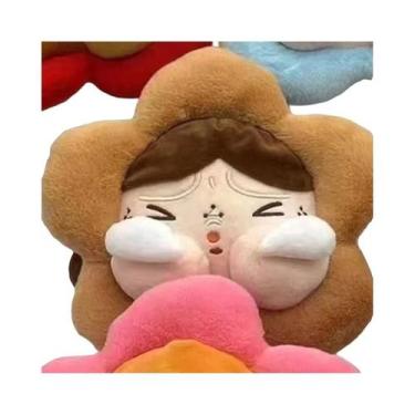 Imagem de Amarelo Rosa Pelúcia Crybaby Tristeza Clube Travesseiro Bonito Quarto 