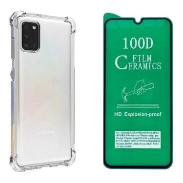 Imagem de Kit Capa Anti Impacto Samsung Galaxy M21s + Pelicula De Cerâmica 9D - 