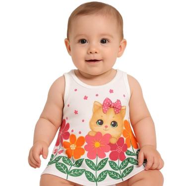Imagem de Vestido Regata Estampado Bebê Menina Kyly-Feminino
