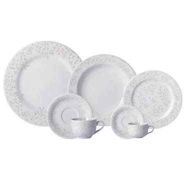 Imagem de Serviço de Jantar, Chá e Café 42 Peças em Porcelana, Modelo Voyage, Redondo, Decoração Guaporé, Porcelana Schmidt