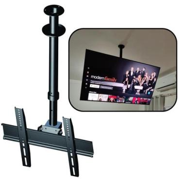 Imagem de Suporte Monitor Tv Teto Giratório 360 Graus Articulado 32'' - 65'' Pol