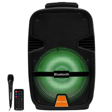 Imagem de Caixa de Som Megastar SPA122BTK 12" 20.000 Watts P.M.P.O /USB e Radio 