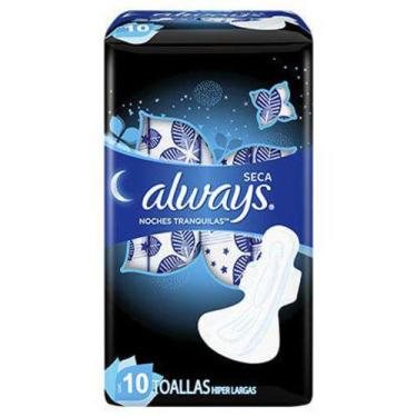 Imagem de Absorvente always noturno hiper longo 40cm c/ 10 abs