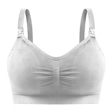 Imagem de Sutia Amamentação Reforçado Lingerie Roupa Maternidade Bojo - SOPHIA M