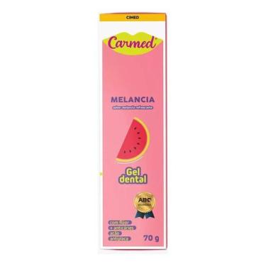 Imagem de Gel Dental Com Fluor Carmed Sabor Melancia 70g