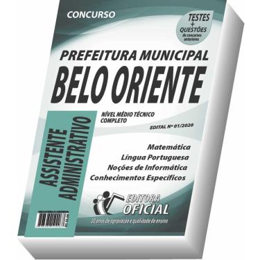 Imagem de Apostila Belo Oriente - Assistente Administrativo
