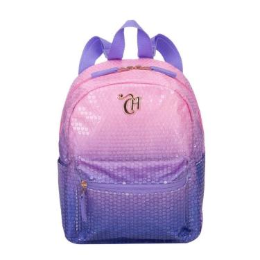 Imagem de Mini Mochila Sestini Capricho Paetê Rosa Lilás-Feminino