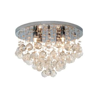 Imagem de Plafon Cascata Redondo 6 Lâmpadas Champanhe - SL-93127L/C6 CH