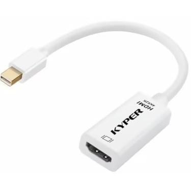 Imagem de Kyper Adaptador Mini DisplayPort para HDMI Mini DP compatível com Thunderbolt MacBook Pro, MacBook Air, Mac Mini, Microsoft Surface Pro 3/4, etc (1)