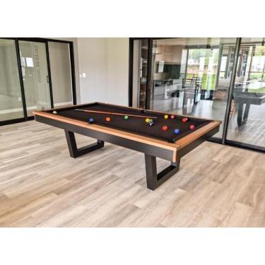 Imagem de Mesa de Sinuca/Bilhar - 2,00x1,10 - Nelson Bilhares, Preto