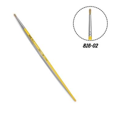 Imagem de Pincel Redondo 816-02 Cerda Branca Tigre