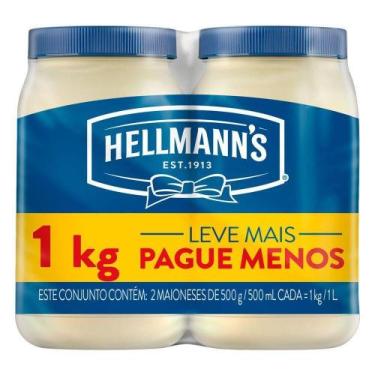 Imagem de Kit Maionese Hellmanns 500g com 2 unidades - Hellmann'S