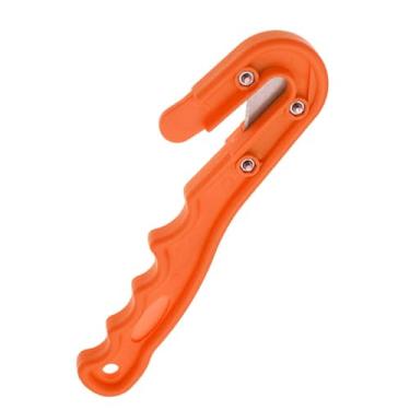 Imagem de Fenteer Ferramenta de corte de emergência para mergulho, cortador de linha de mergulho leve e prático, faca de mergulho para caminhadas, caça e pesca, Laranja